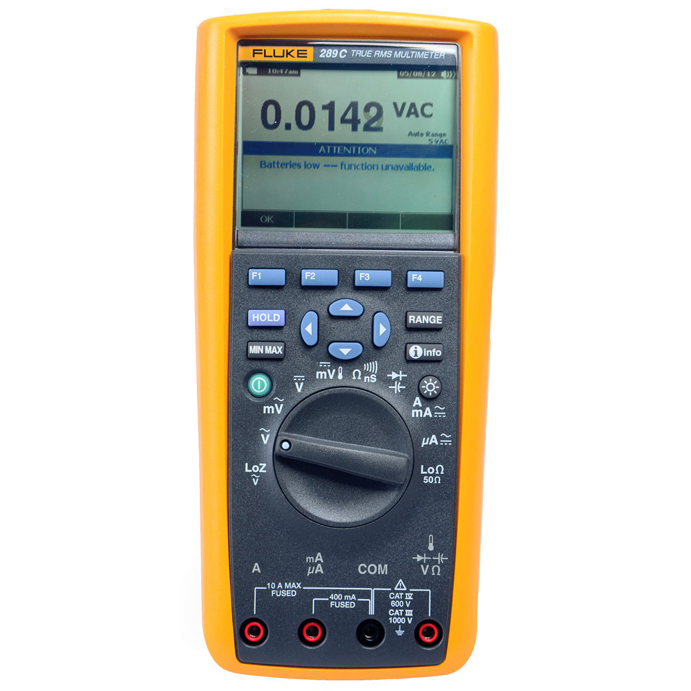 福祿克Fluke 289C 真有效值工業(yè)用記錄萬(wàn)用表